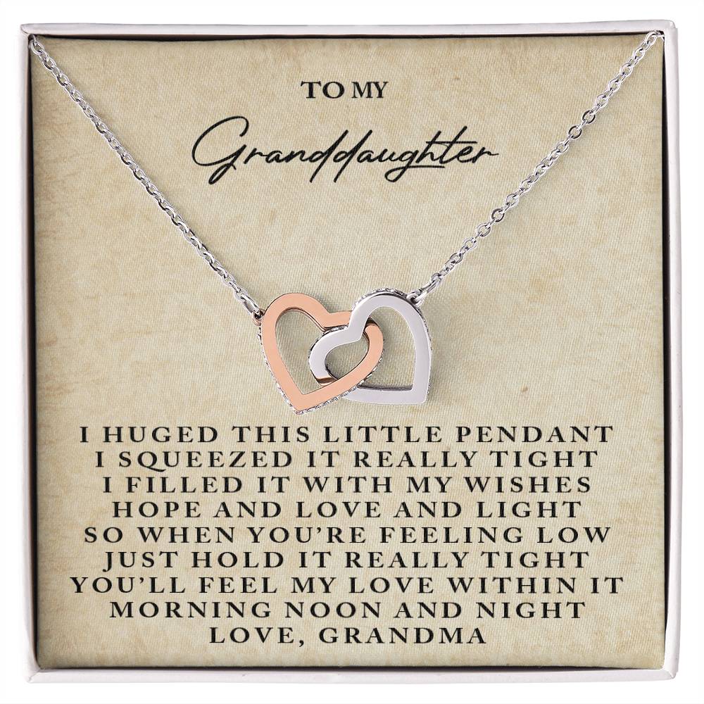 Give Her The Gift She Will Always Remember?? - Interlocking Necklace Interlocking Hearts Necklace