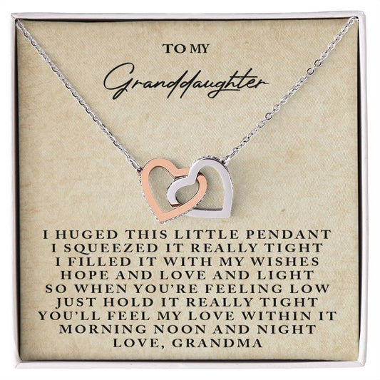 Give Her The Gift She Will Always Remember?? - Interlocking Necklace Interlocking Hearts Necklace