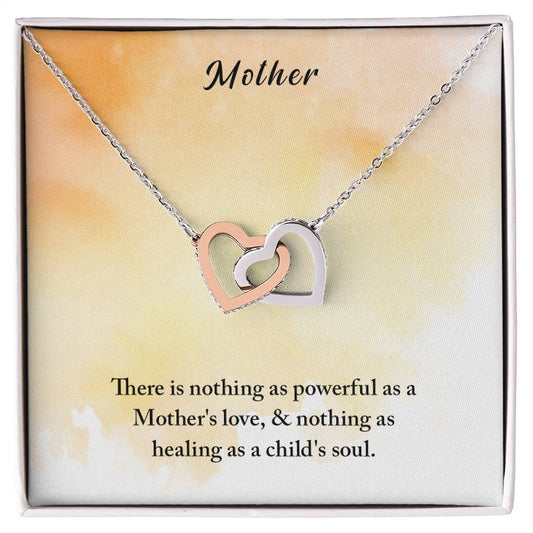 Mothers Day Gift From Daughter Son - Mother Necklace Gifts For Mom Mom Necklace Interlocking Hearts Interlocking Hearts Necklace