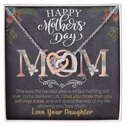 Best Mother'S Day Interlock Necklace Interlocking Hearts Necklace