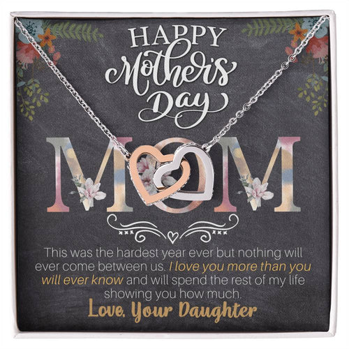 Best Mother'S Day Interlock Necklace Interlocking Hearts Necklace