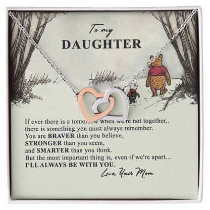 Interlocking Heart Necklace For Daughter Interlocking Hearts Necklace