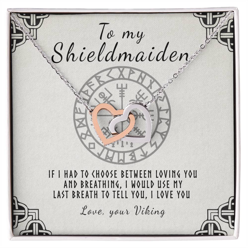 My Shieldmaiden Interlocking Hearts Necklace