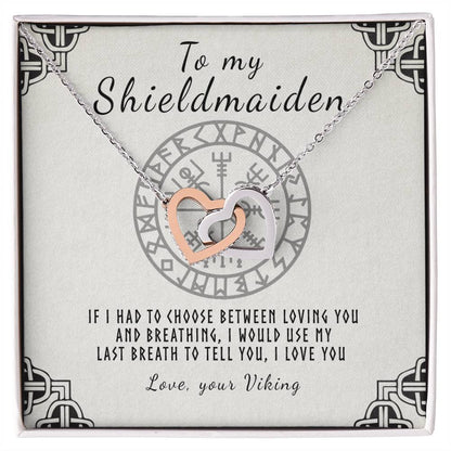 My Shieldmaiden Interlocking Hearts Necklace