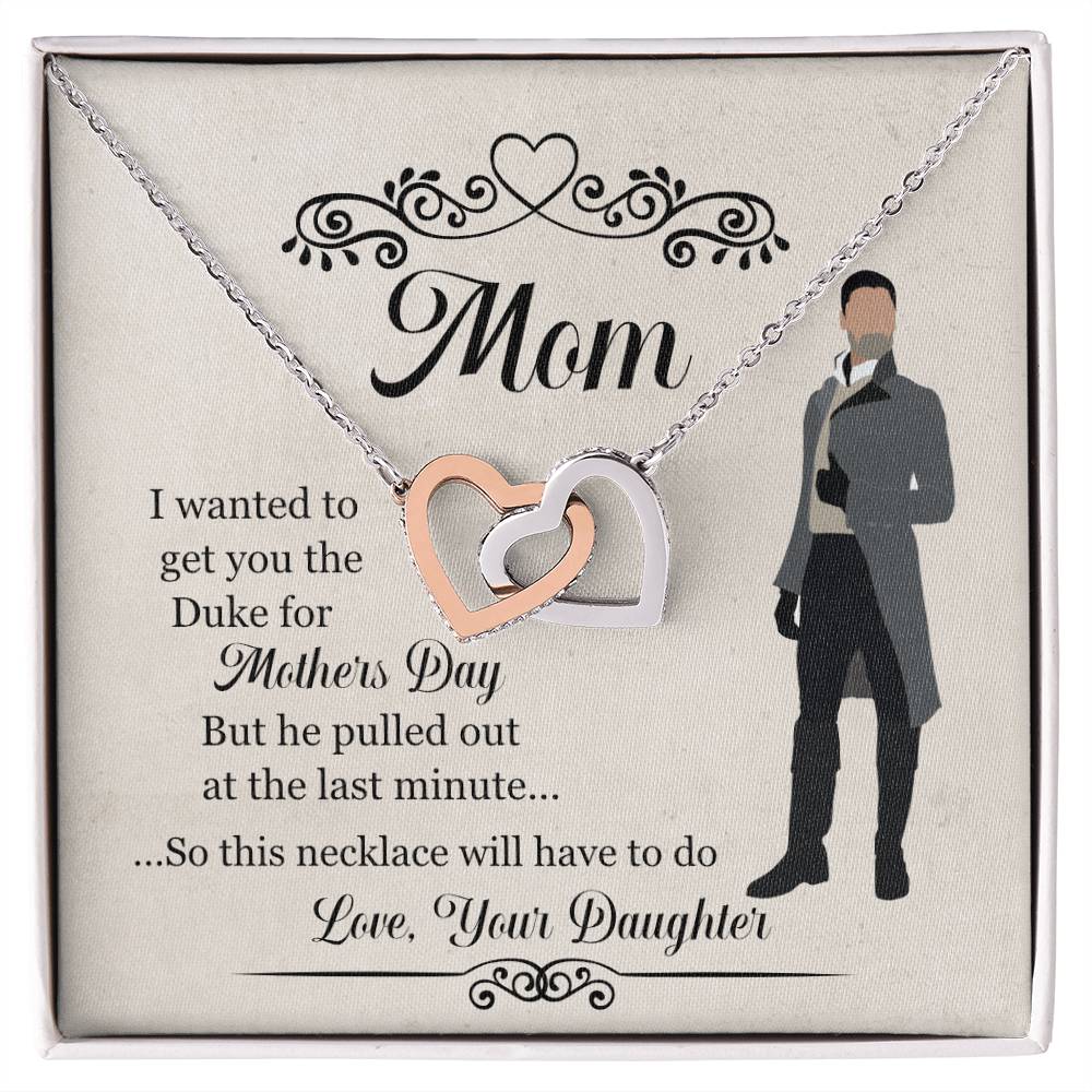 Mother’S Day Necklace Interlocking Hearts Necklace