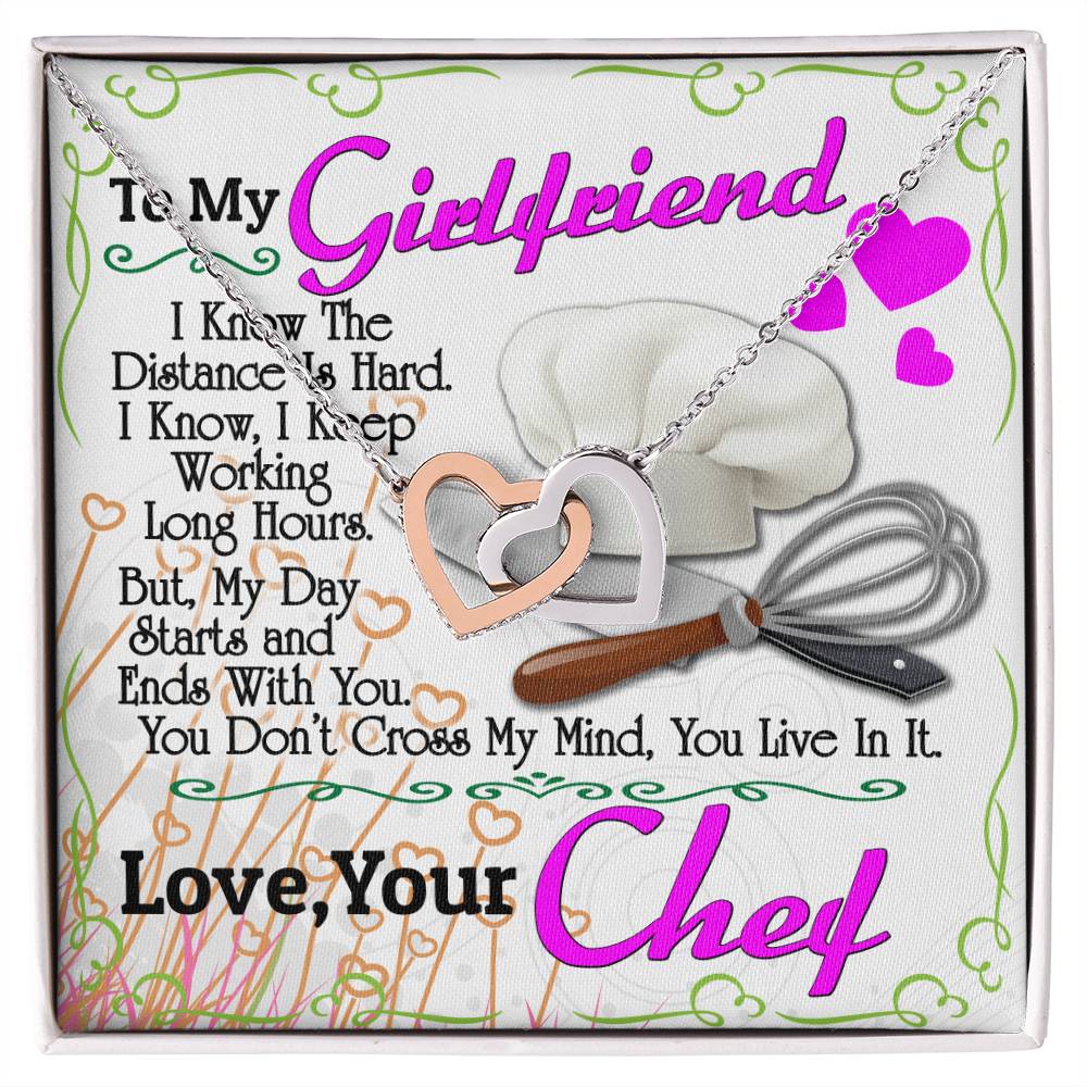 Chef'S Girlfriend - Interlocking Heart Necklace Interlocking Hearts Necklace