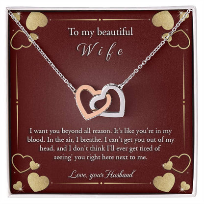 Interlocking Hearts Necklace - Beyond All Reason