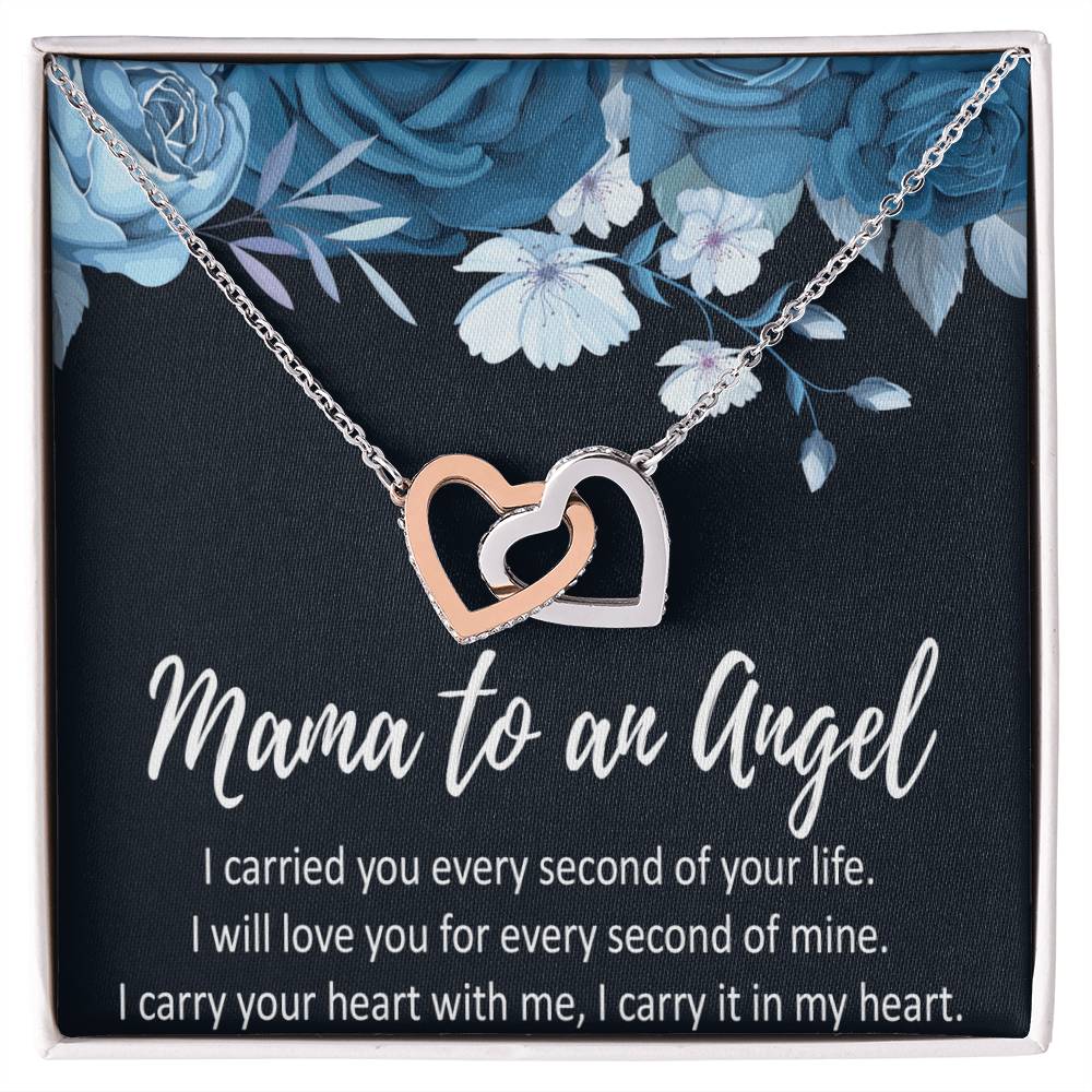 Miscarriage Necklace Gift For Moms Interlocking Hearts Necklace