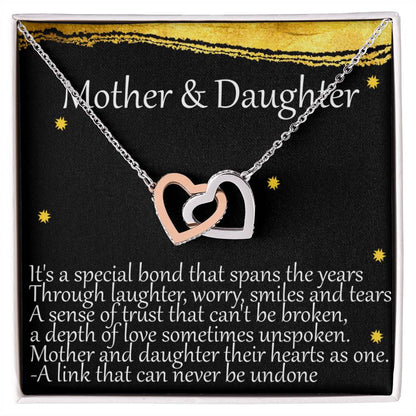 Mother & Daughter Interlocking Hearts Interlocking Hearts Necklace