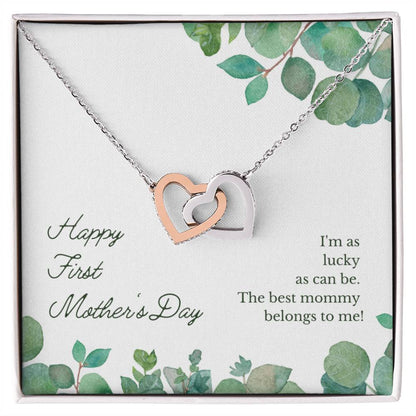 Mother'S Day Interlocking Hearts Necklace