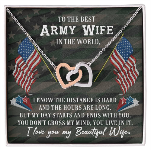 Interlocking Hearts Necklace Anniversary Gift For Wife Gift For Her From Husband Gift For Her Mothers Day Gift Valentines Day Gift Gifts For Wife Christmas Gift