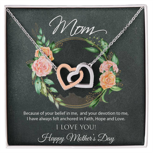 Interlocking Hearts Mother'S Day Necklace Interlocking Hearts Necklace