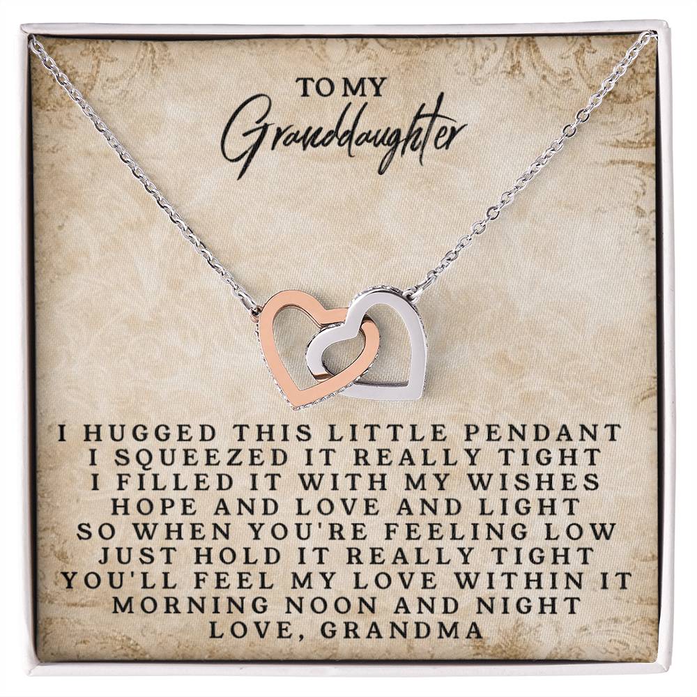 Give Her The Gift She Will Always Remember?? Interlocking Hearts Necklace