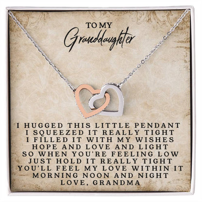 Give Her The Gift She Will Always Remember?? Interlocking Hearts Necklace