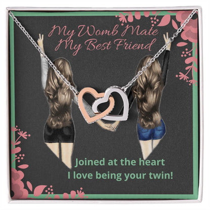 Joined At The Heart Interlocking Hearts Necklace