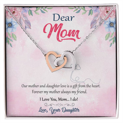 Mother'S Day Gift — Interlocking Hearts Necklace