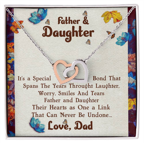 Interlocking Heart Necklace For Daughter Interlocking Hearts Necklace
