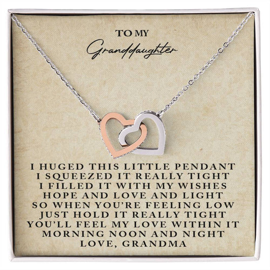 Give Her The Gift She Will Always Remember?? - Interlocking Necklace Interlocking Hearts Necklace