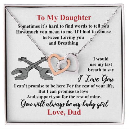 Mechanic'S Daughter - Interlocking Heart Necklace Interlocking Hearts Necklace
