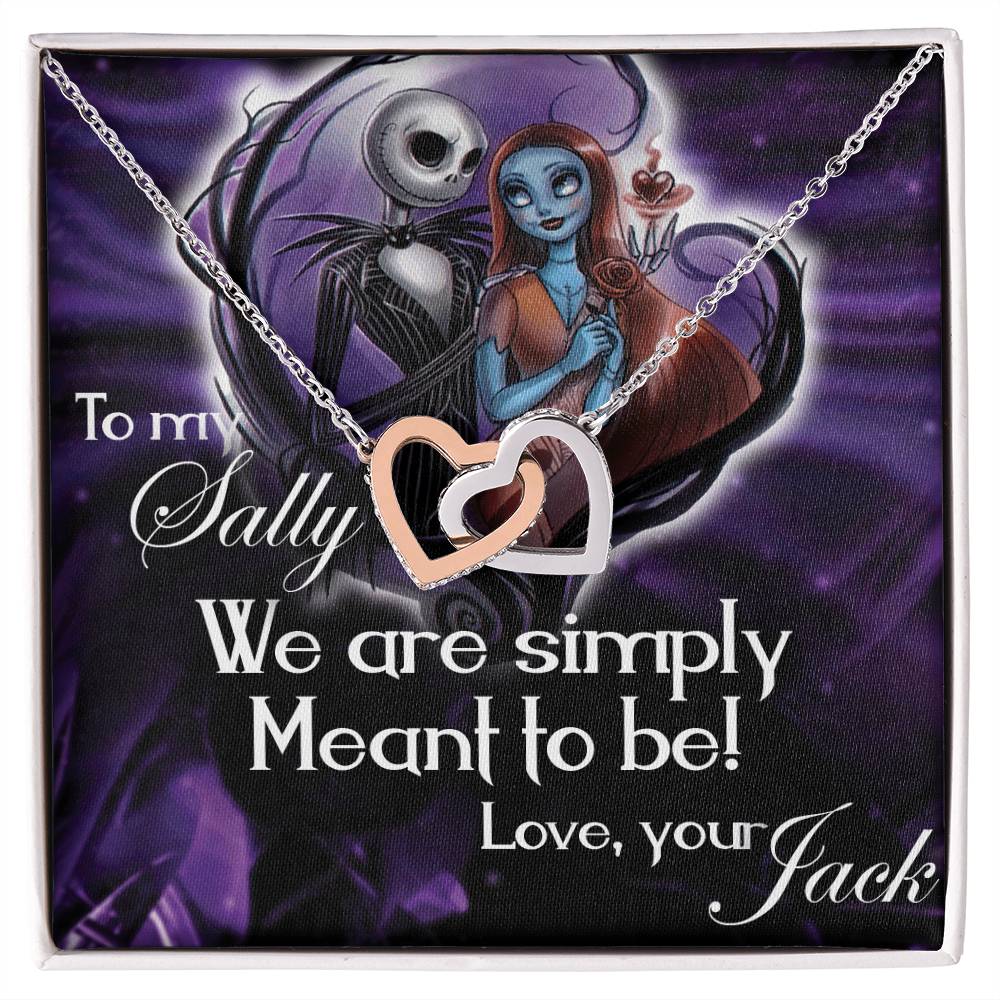 To My Sally Interlocking Interlocking Hearts Necklace