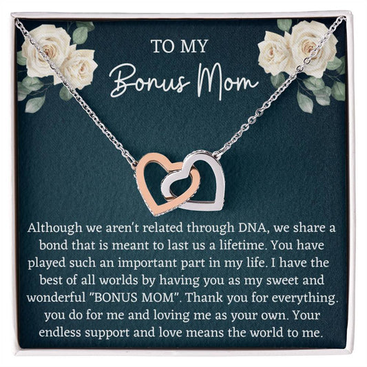 Interlocking Bonus Mom Interlocking Hearts Necklace