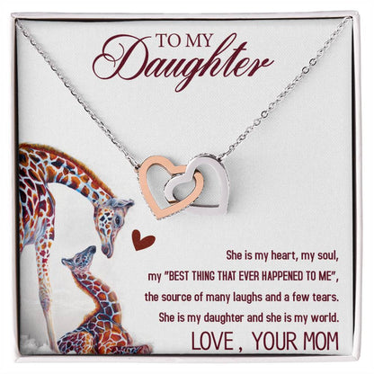 TOC058~1 Interlocking Hearts Necklace