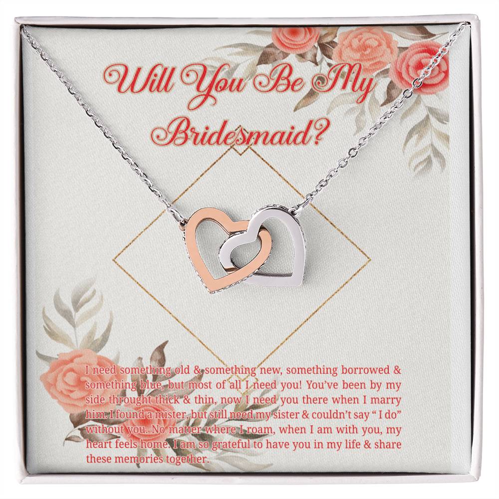Interlocking Hearts Bridesmaid Necklace Gift Perfect Us Gifts Interlocking Hearts Necklace