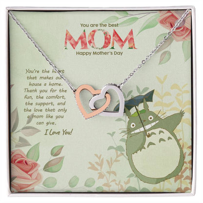 Special Edition You Are The Best Mom! Interlocked Hearts Tm2V4 Interlocking Hearts Necklace