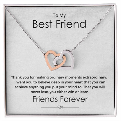 Making Ordinary Moments Extraordinary Necklace Interlocking Hearts Necklace