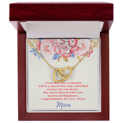 Graduation Gifts For Daughter From Mom Interlocking Hearts Necklace