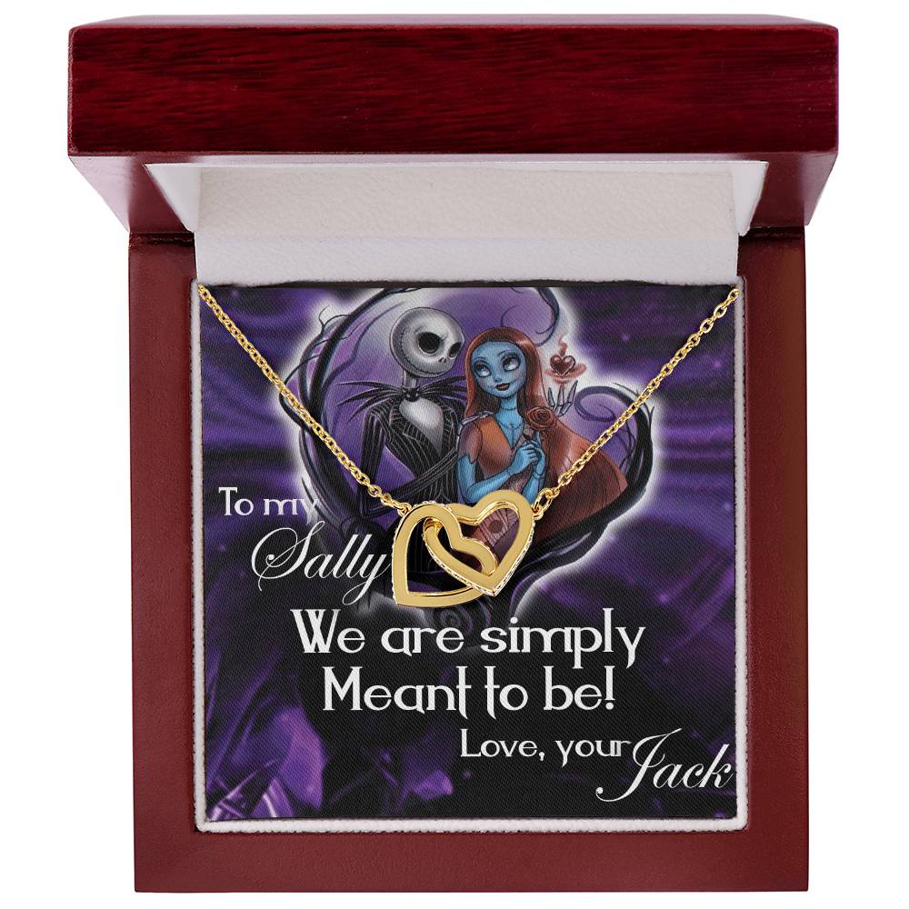 To My Sally Interlocking Interlocking Hearts Necklace