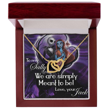 To My Sally Interlocking Interlocking Hearts Necklace