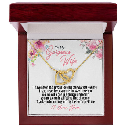 Once In A Lifetime Interlocking Hearts Necklace