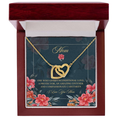 Mother'S Day Gift - Unconditional Love - The Interlocking Heart Necklace Interlocking Hearts Necklace