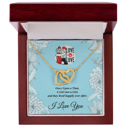 Interlocked Hearts - Once Upon A Time - Love Is Love Interlocking Hearts Necklace