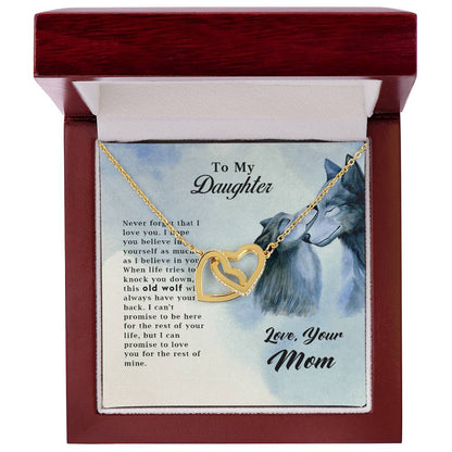 Collection Daughter - Old Wolf - Necklace Interlocking Hearts Necklace