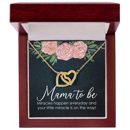 New Mom - Miracle Interlocking Hearts Necklace