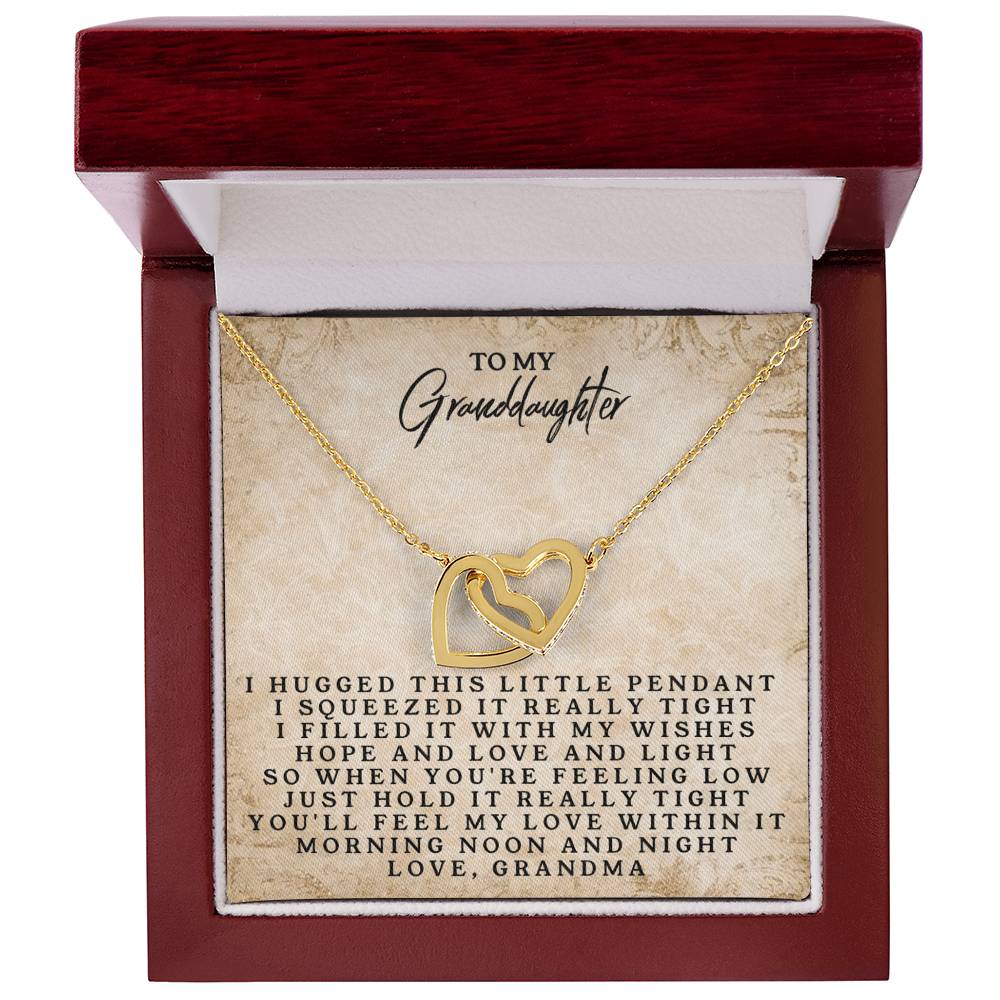 Give Her The Gift She Will Always Remember?? Interlocking Hearts Necklace