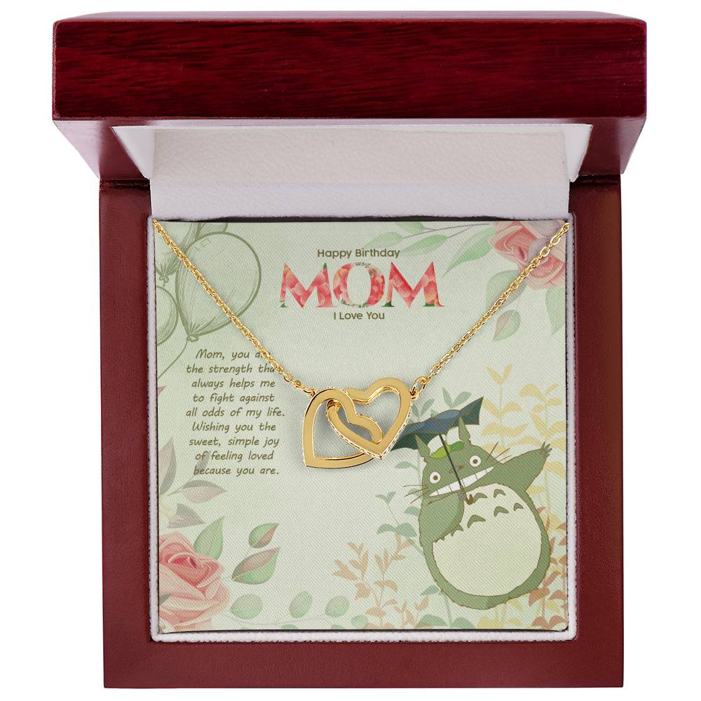 Our Strength Provider! - Interlocking Hearts Necklace