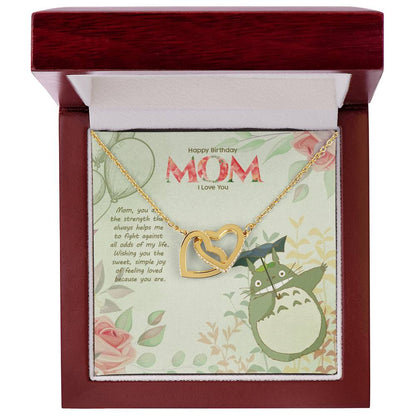 Our Strength Provider! - Interlocking Hearts Necklace