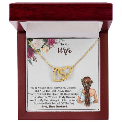 Gift For Wife Wife - Necklace Interlocking Hearts Necklace