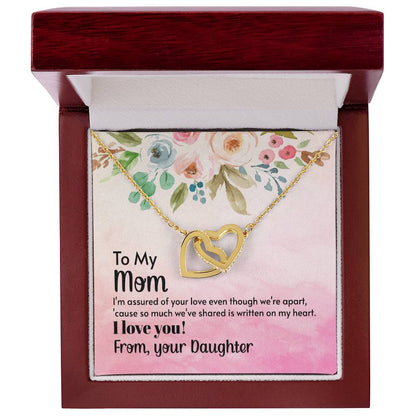 Mothers Day Gift From Daughter Son - Mother Necklace Gifts For Mom Mom Necklace Interlocking Hearts Interlocking Hearts Necklace