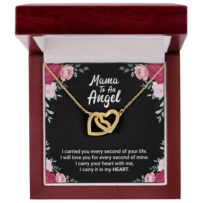 Miscarriage Necklace Interlocking Hearts Necklace