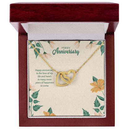 Love Of My Life - Interlocking Hearts Necklace
