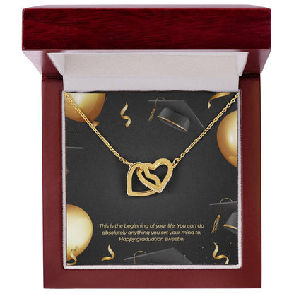The Beginning Of Your Journey - Interlocking Hearts Necklace