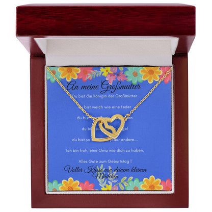Großmutter Deiner Enkelin3 Interlocking Hearts Necklace
