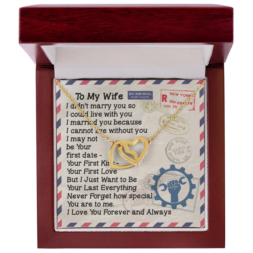 Mechanic'S Wife - Interlocking Heart Necklace Interlocking Hearts Necklace
