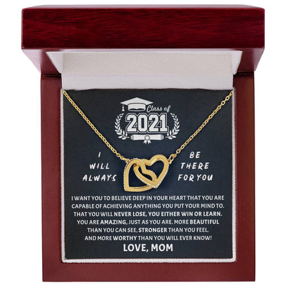 Believe In Deep Interlocking Hearts Necklace