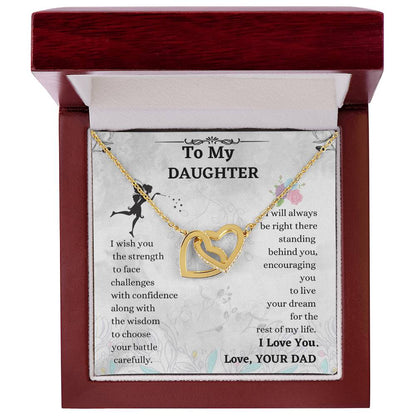 TO0951~1 Interlocking Hearts Necklace