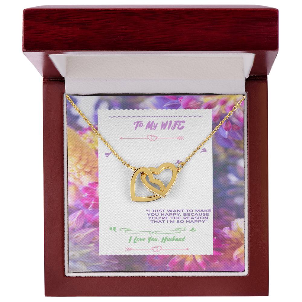 The Best Birthday Gifts For Your Wife Interlocking Hearts Necklace